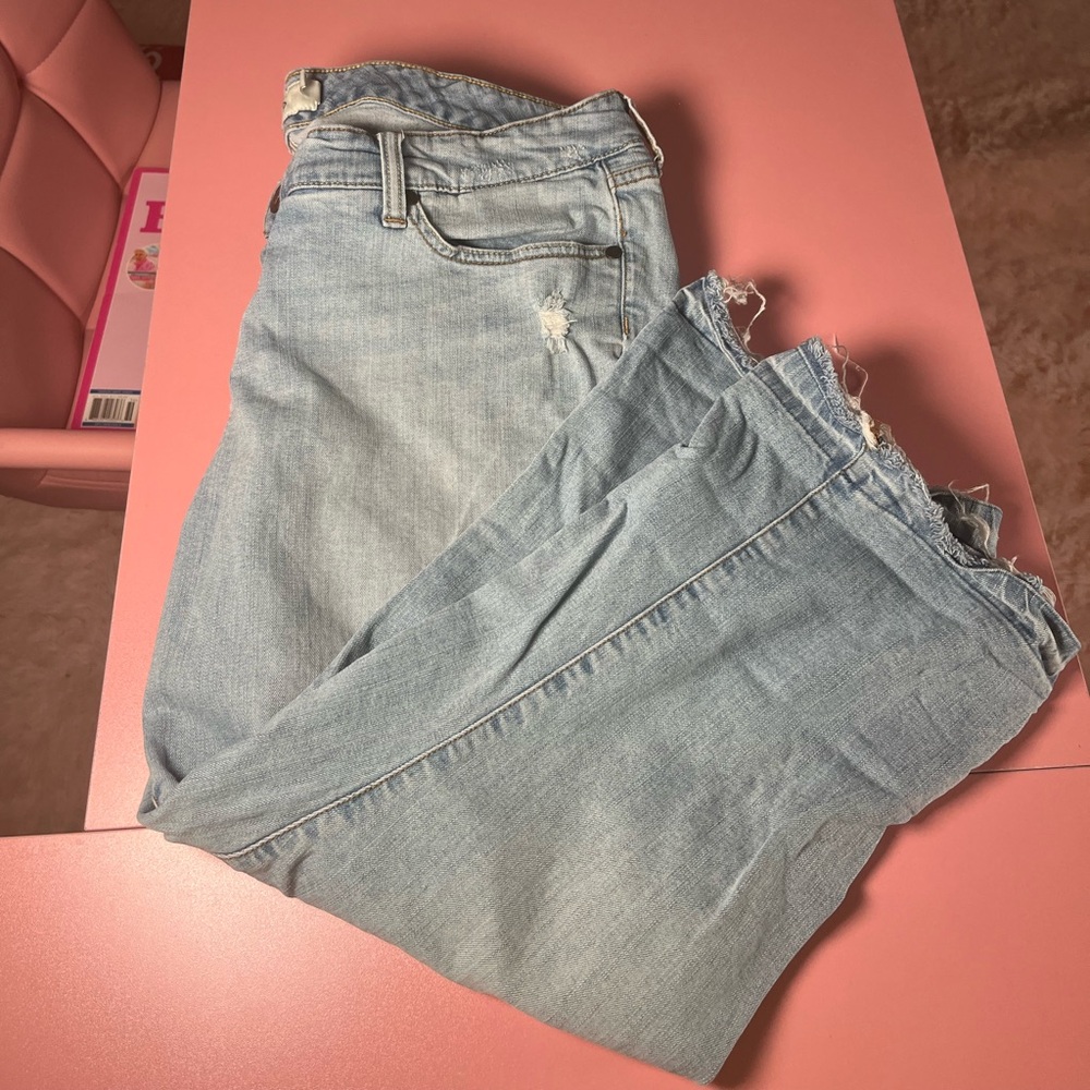Torrid light wash boot cut cropped jeans size 20